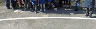 Foto con gli studenti