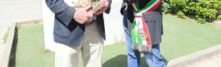 Foto Sindaco David Baroncelli e neozelandese