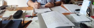 immagine Sindaco Baroncelli nel suo ufficio