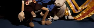 immagine marionette della giullara