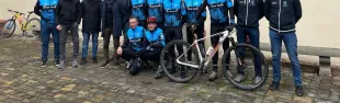 immagine ciclisti a Palazzo malaspina