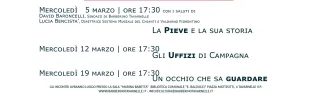 Locandina conferenze S. Pietro