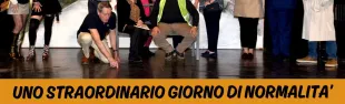 banner "uno straordinario giorno di normalità"
