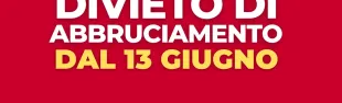 Banner divieto di abbruciamento