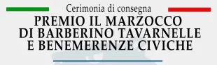 Banner cerimonia di consegna Marzocco