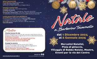Natale a Barberino Tavarnelle - pieghevole retro