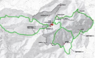 Passignano Mappa dei sentieri