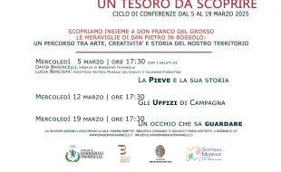 Locandina conferenze S. Pietro