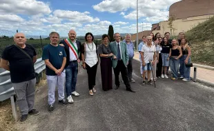 viabilita di accesso area scolastica Bustecca