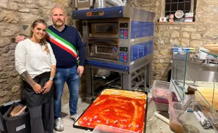 Giada Lepri ed il Sindaco David Baroncelli