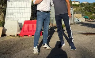 lavori frana via Pertini