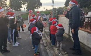 Filarmonica “Giuseppe Verdi”, Bambini in visita alle famiglie per Natale