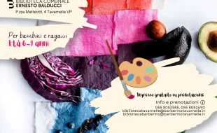 Locandina laboratorio colori naturali