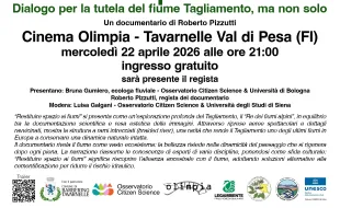 Locandina restituire spazio ai fiumi