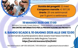 Locandina Servizio Civile Regionale 2026