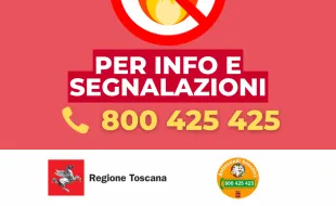Locandina divieto di abbruciamento
