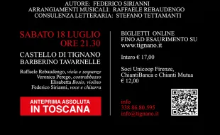 Tignano Festival 2026_De André_locandina evento