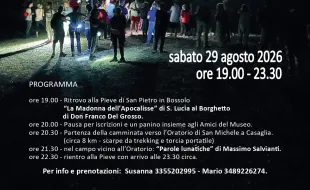 Locandina Camminata in notturna