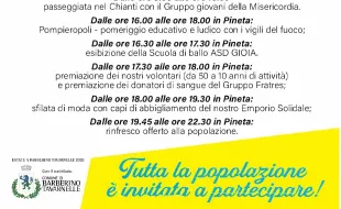 Locandina Festa della Misericordia