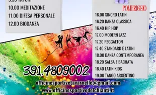 Locandina open day officine sportive del chianti