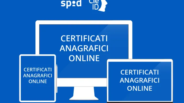 Immagine certificati anagrafici Spid