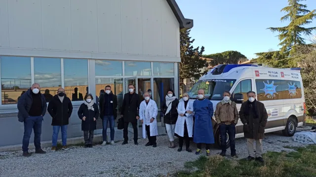 Foto camper vaccinale pediatrico