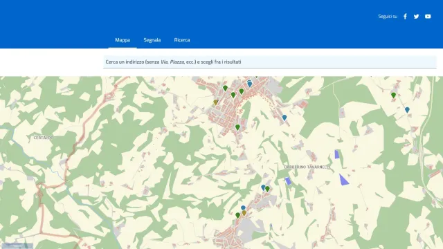 Foto mappa interattiva
