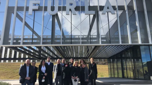 Foto visita alla Furla