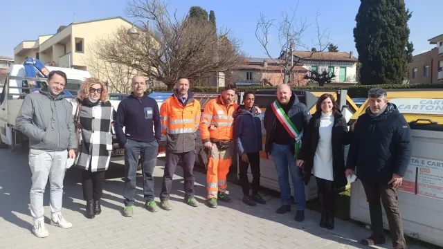 Foto Sindaco e staff Alia Servizi