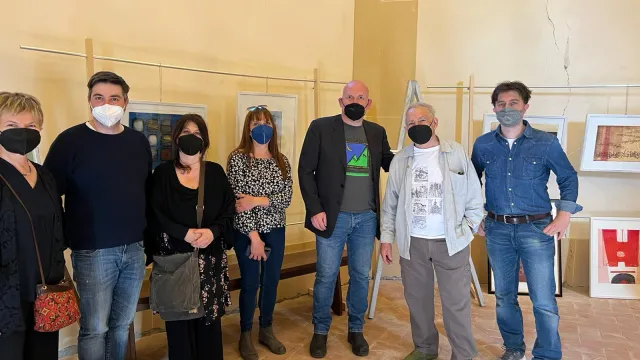 Foto inaugurazione mostra Sarfatti