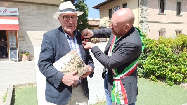 Foto Sindaco David Baroncelli e neozelandese