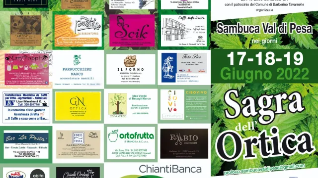 Immagine locandina Sagra dell'Ortica Sambuca V.P.