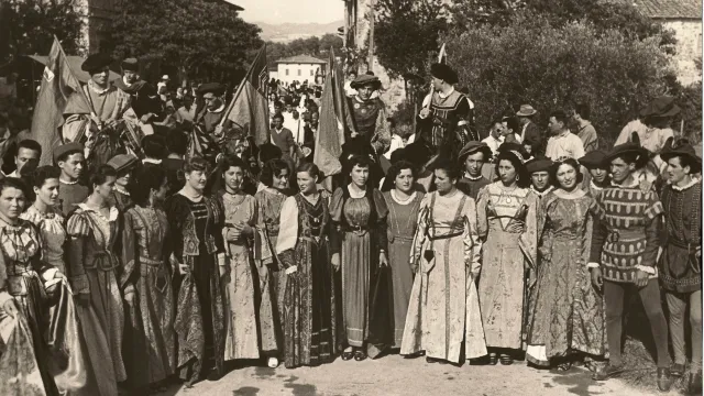 Foto Festa del Bruscello anno 1951