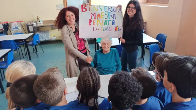 Foto Renata Dei in classe