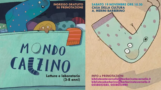 immagine Mondo Calzino laboratori per bambini 3-8 anni