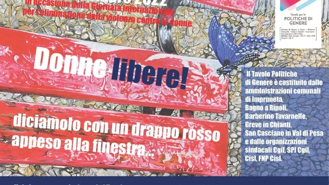 locandina evento 25 novembre contro violenza di genere