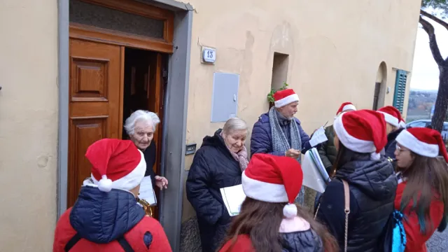 Foto Natale in campagna auguri in musuca