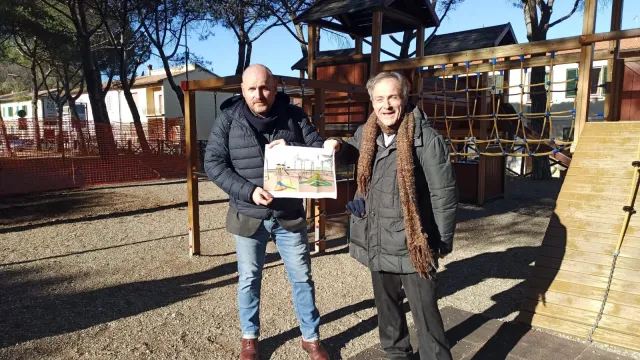 immagine lavori in corso aree giochi frazioni Barberino Tavarnelle