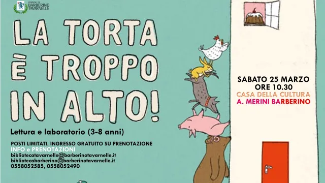 La torta è troppo in alto