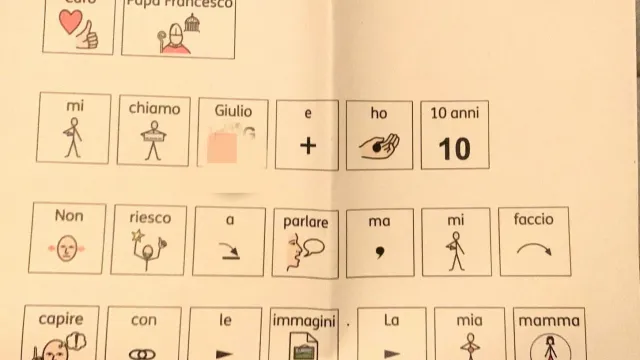 immagine lettera Giulio a Papa Francesco