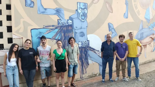 immagine "Folata maori" murales