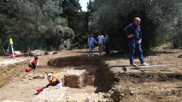 immagine scavi archeologici Tavarnelle 2023