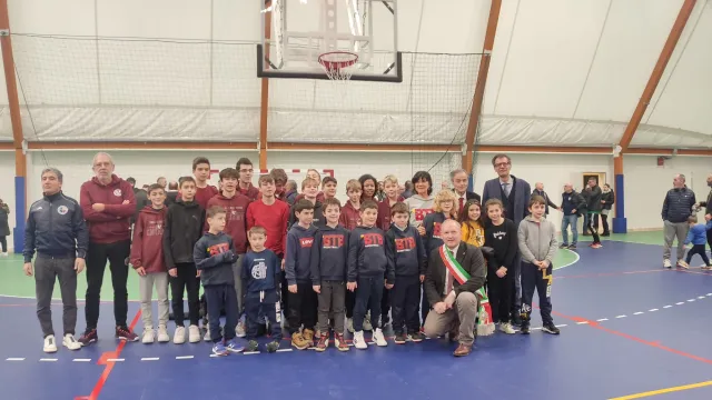 immagine inaugurazione nuova palestra Bustecca