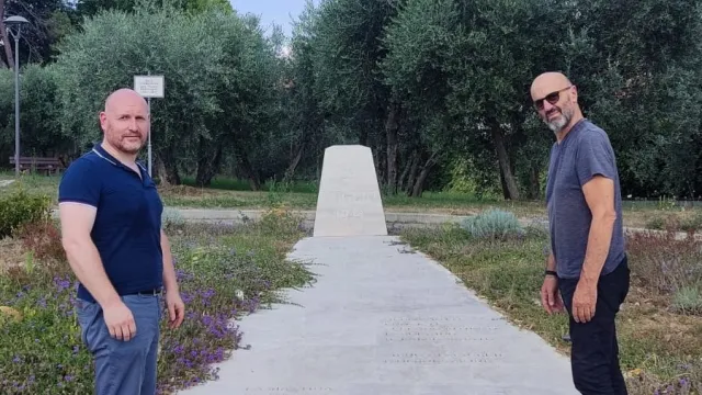 Massimo Salvianti e il Sindaco David Baroncelli