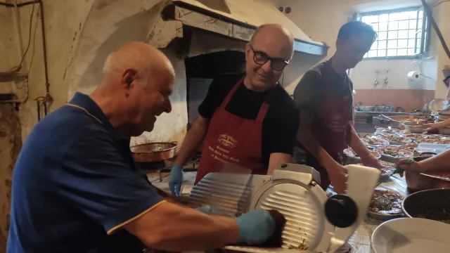 Antico pranzo dei Bifolchi a Pietracupa