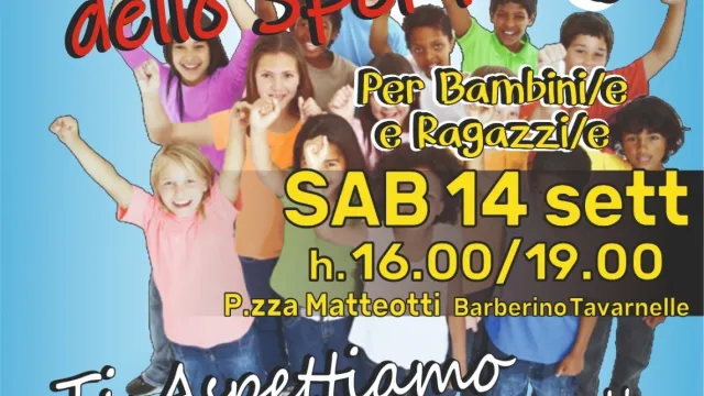 Locandina Open Day dello Sport
