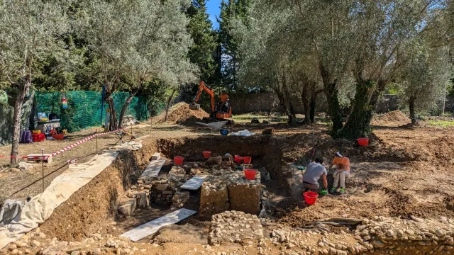immagine scavi Pieve S.Pietro in Bossolo