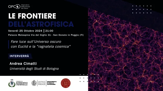 Locandina Le frontiere dell'astrofisica