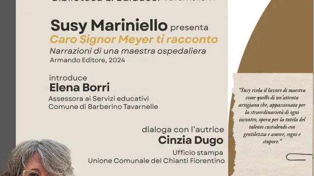 Locandina presentazione libro di Susy Mariniello