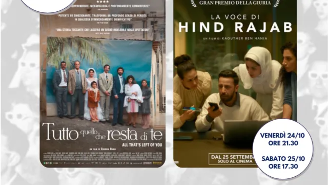 Locandina proiezioni cinematografiche